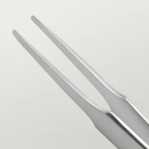 BL Lashes VETUS 2A-SA tweezers for eyelash extensions, SILVER