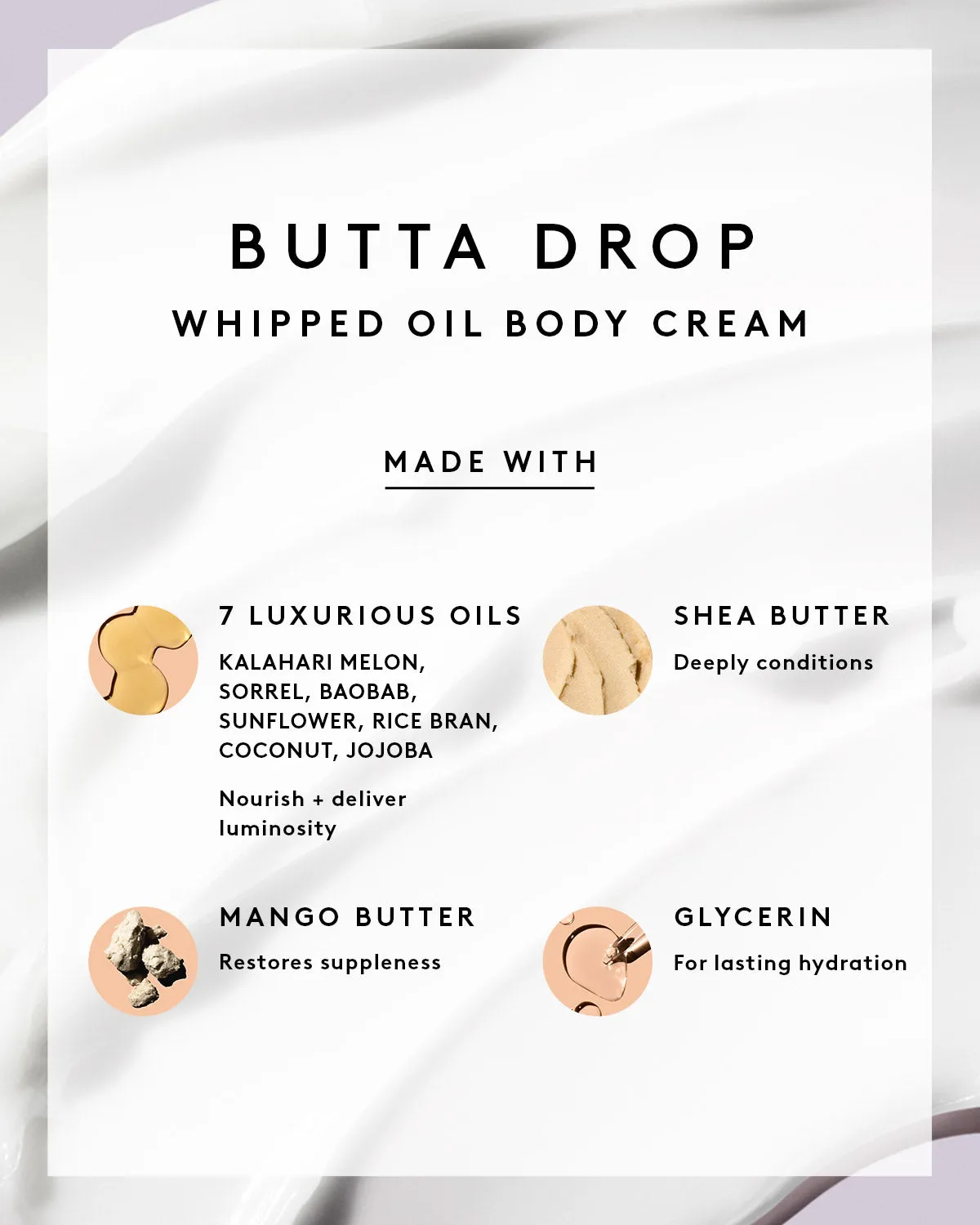 Butta Drop Whipped Oil Body Cream with Tropical Oils   Shea Butter — Fenty Fresh Fenty Beauty