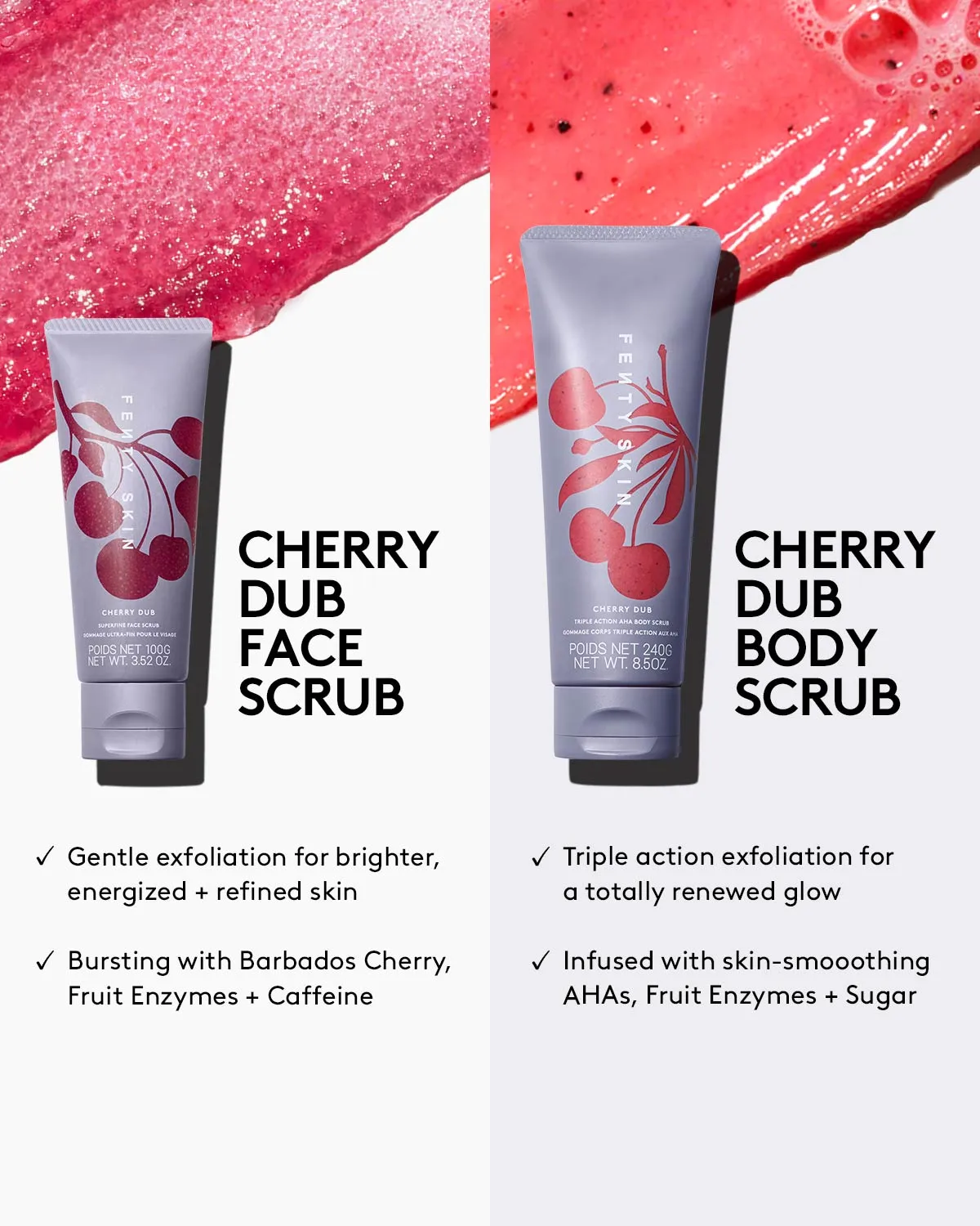 Cherry Dub Superfine Daily Cleansing Face Scrub Fenty Beauty