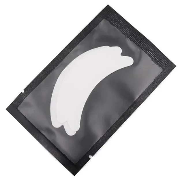 Eye patches for eyelash extensions 2 pieces/1 pair, BLACK narrow