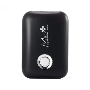 Fan for eyelash adhesive drying with USB cable, BLACK