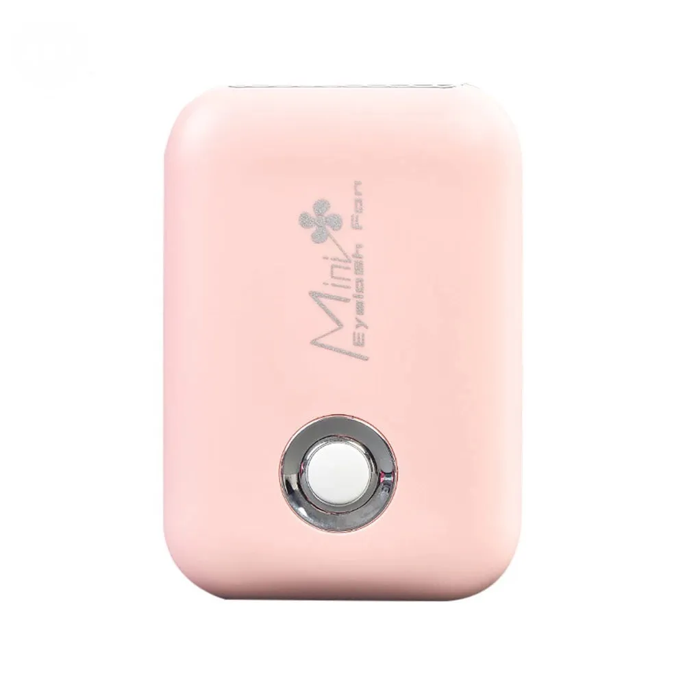 Fan for eyelash adhesive drying with USB cable, GREEN