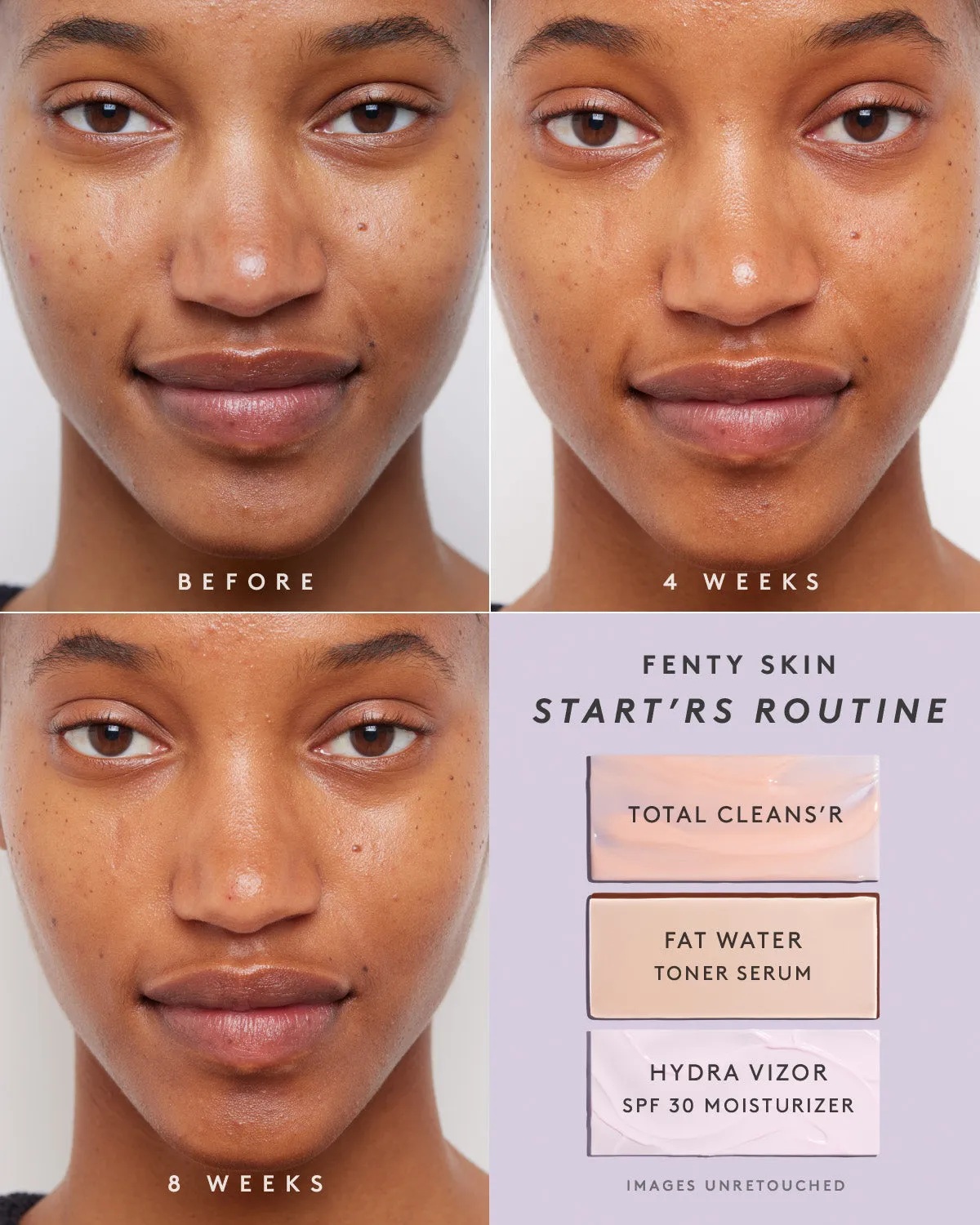 Fenty Skin Fragrance-Free Start’rs Full-Size Bundle with Mineral SPF Fenty Beauty