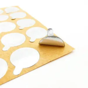 Foil eyelash glue stickers, 25 pieces