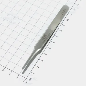 Genuine VETUS 2A-SA tweezers for eyelash extensions, SILVER