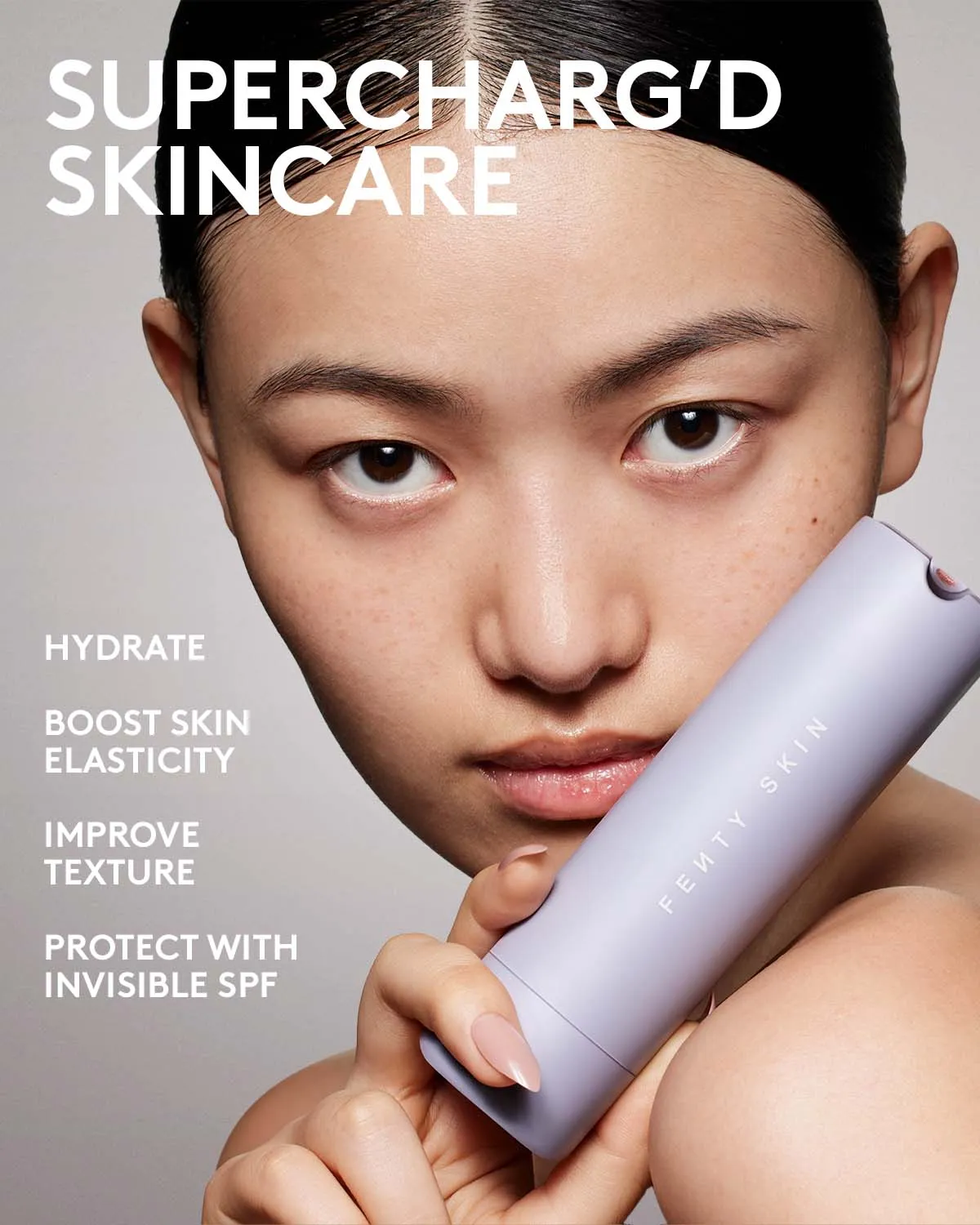 Hydra Vizor Invisible Moisturizer Broad Spectrum SPF 30 Sunscreen with Niacinamide   Kalahari Melon Fenty Beauty
