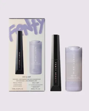 On & Awf Mascara   Mini Makeup-Melting Cleanser Duo Fenty Beauty