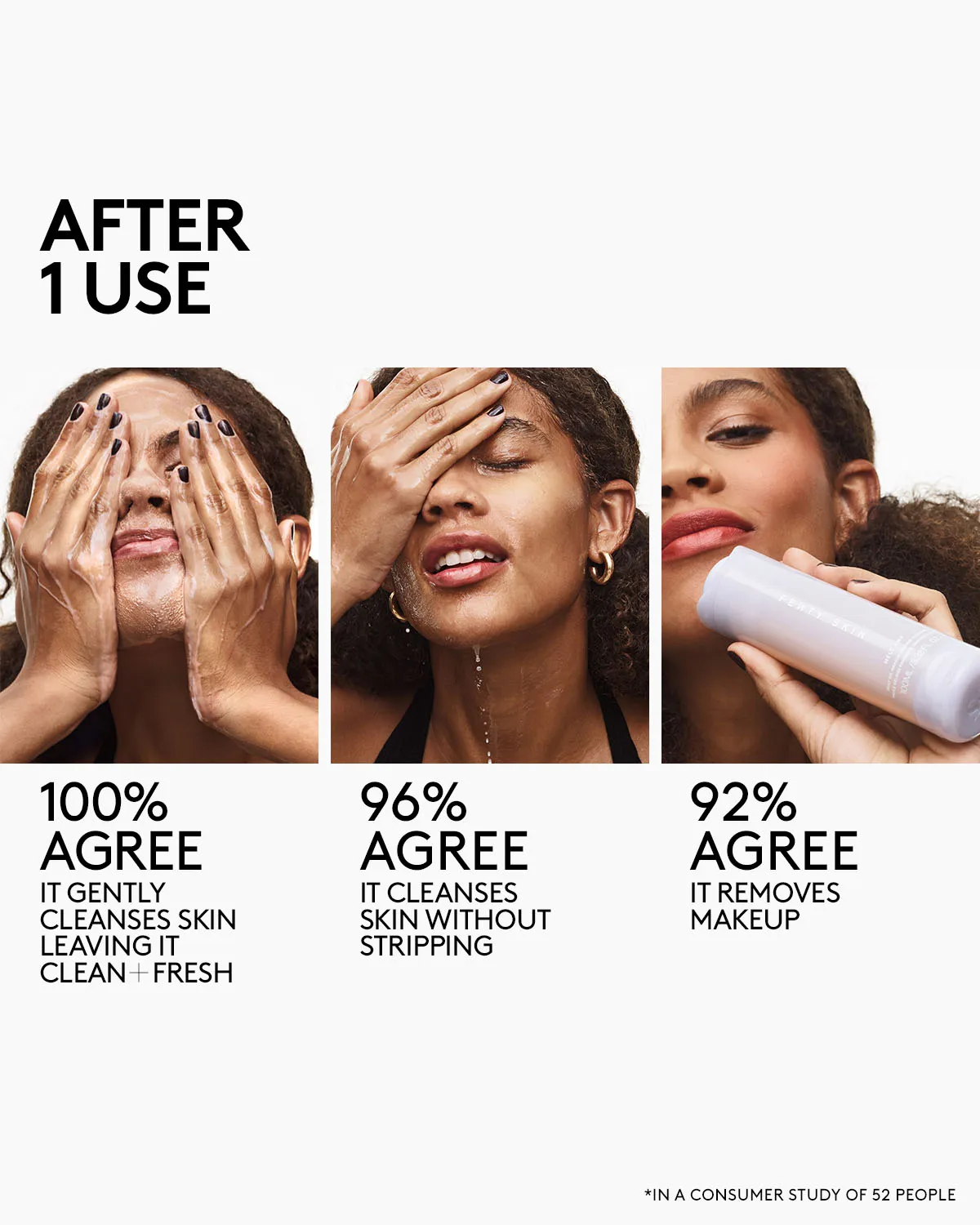 On & Awf Mascara   Mini Makeup-Melting Cleanser Duo Fenty Beauty