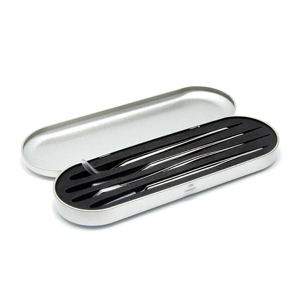 Organizer case for eyelash extensions tweezers, 4 slots