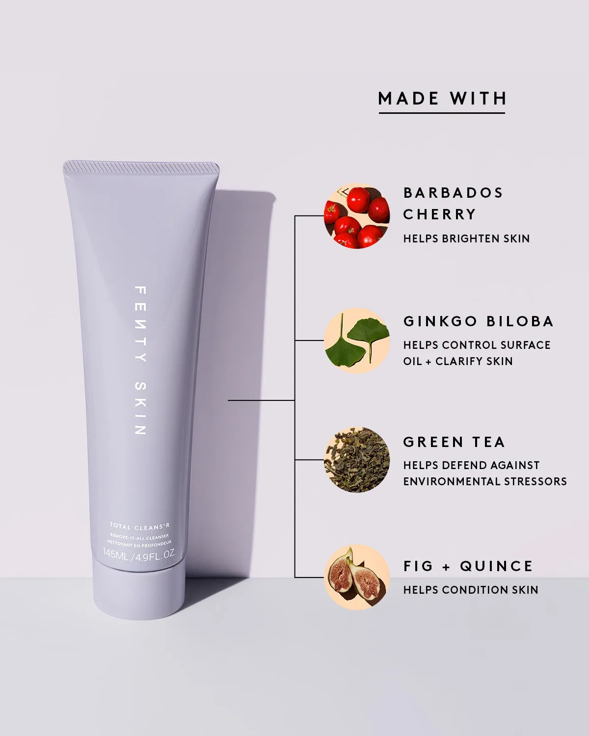 Total Cleans'r Remove-It-All Cleanser with Barbados Cherry Fenty Beauty