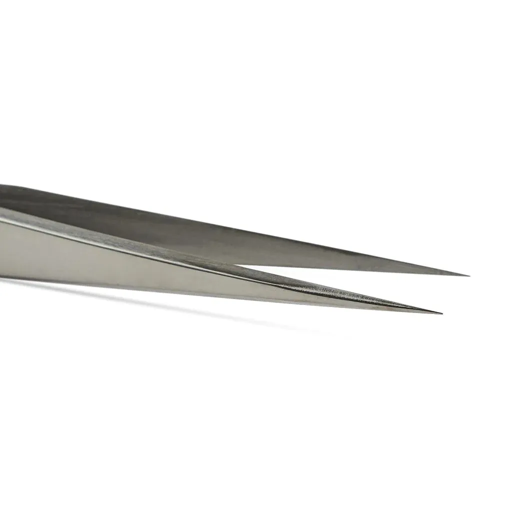 VETUS MCS-12 PRO tweezers for eyelash extensions, SILVER