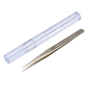 VETUS MCS-12 PRO tweezers for eyelash extensions, SILVER