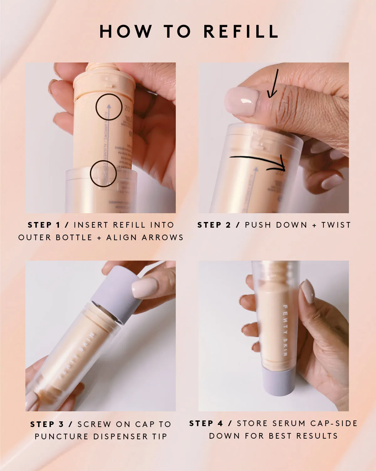 Watch Ya Tone Niacinamide Dark Spot Serum Refill Fenty Beauty
